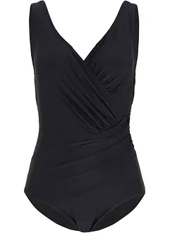 Baddräkt med omlottlook och medelhög formande effekt, bonprix