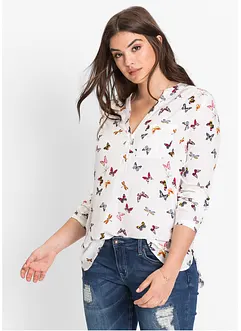 Blus av mjuk viskos, bonprix