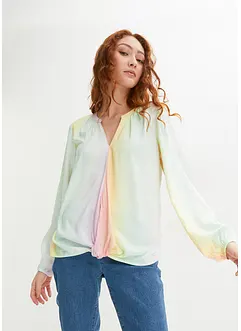 Blus av viskos med mjukt fall, bonprix