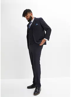 Kostym med väst och slips (4-delar) Slim Fit, bonprix