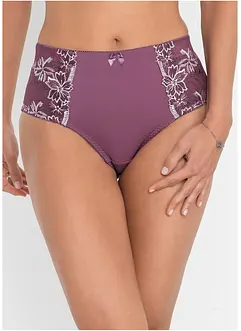 Formande trosa med broderi (2-pack), bonprix