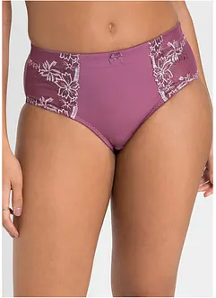 Formande trosa med broderi (2-pack), bonprix