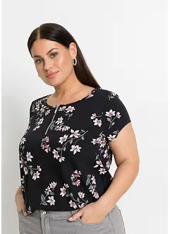 Topp i bomullsmix, bonprix