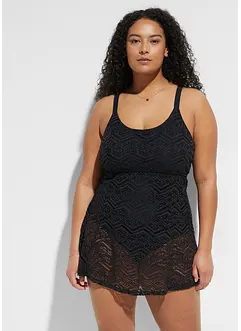 Baddräktsklänning med spets, bonprix