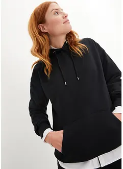 Sweatshirt med huva i oversizemodell, bonprix
