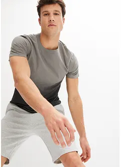 T-Shirt i ren bomull, Slim Fit, bonprix