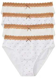 Maxitrosa i ekologisk bomull (4-pack), bonprix