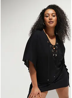 Transparent strandtunika i viskos, bonprix