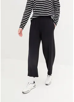 Vid 7/8-byxa med hög midja (2-pack), bonprix