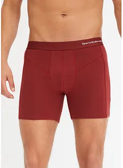 Medellånga boxershorts i ekologisk bomull (3-pack), bonprix