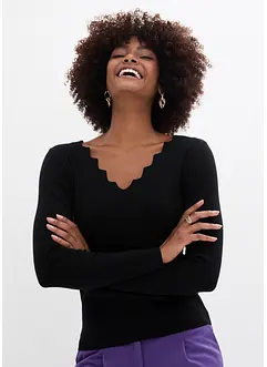 Finstickad tröja, bonprix