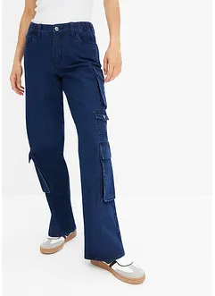 Cargo Jeans Mid Waist, bonprix