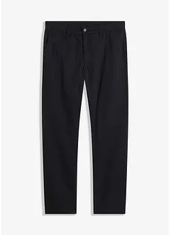 Stretchiga bomullschinos med raka ben, avslappnad passform, bonprix