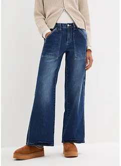 Cargo Jeans Mid Waist, bonprix