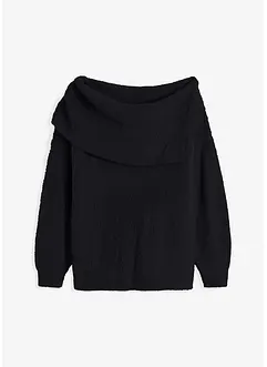 Asymmetrisk off shoulder-tröja, bonprix