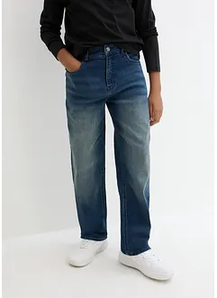 Jeans för ungdomar, wide leg, loose fit, bonprix