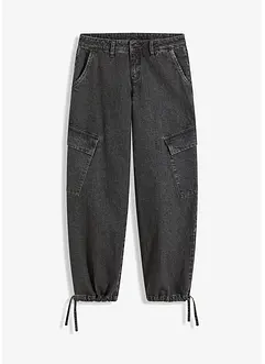 Cargo Jeans Mid Waist, bonprix