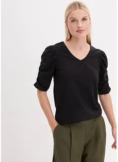 Topp med puffärmar, bonprix