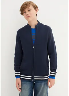 Cardigan med ståkrage, bonprix