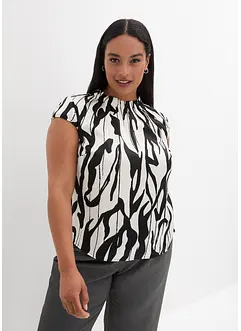 Blustopp i satin, bonprix