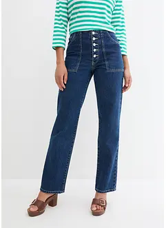 Straight Stretch Jeans Mid Waist, bonprix