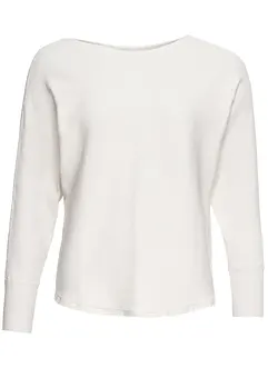 Ribbstickad oversizetröja, bonprix