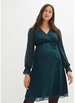 Mamma-/amningsklänning med dekorativt knytband, bonprix