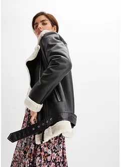 Mc-jacka av pälsimitation, bonprix