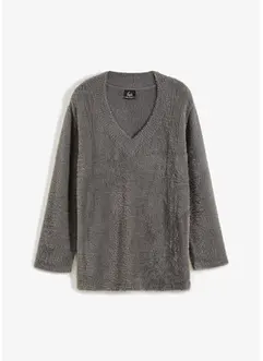Oversizetröja i fluffgarn, bonprix