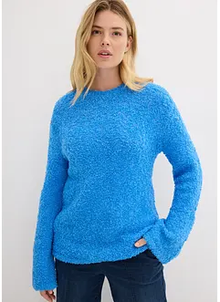 Boxy tröja i bouclé, bonprix