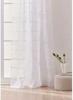 Gardin med 3D-ränder (1-pack), bonprix