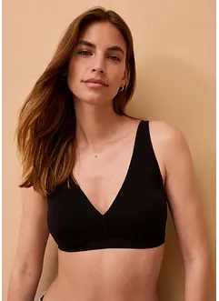 Bralette utan bygel med ekologisk bomull, bonprix