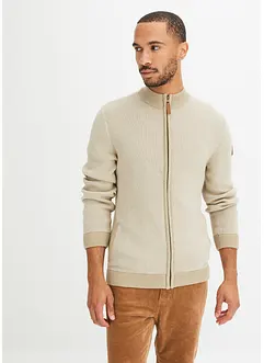 Cardigan med ståkrage, bonprix