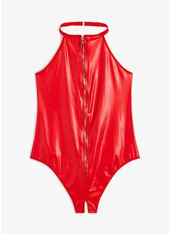 Stringbody ouvert med wetlook, VENUS