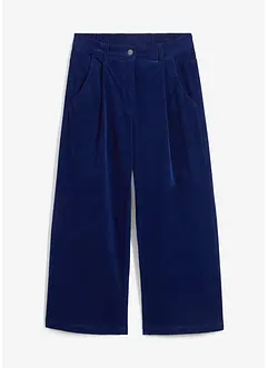 Vida stretchiga manchesterculotter med bekväm hög midja, 7/8-längd, bonprix