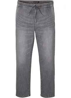 Tunna dra på-jeans, Regular Fit, Straight, bonprix