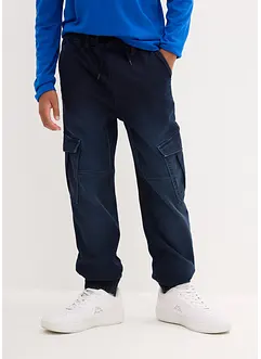 Barnjeans med cargofickor, Regular Fit, bonprix