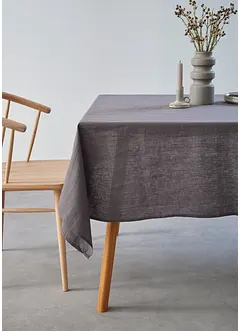 Lättmatchat överkast i finaste linne, bonprix