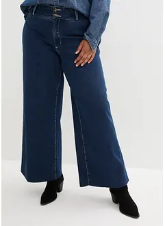 Wide Leg Stretch Jeans High Waist, bonprix