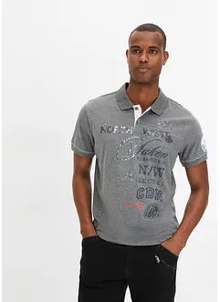Kortärmad pikétröja i jersey, bonprix