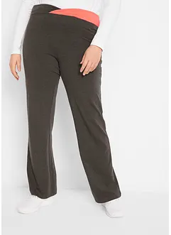 Stretchig sportbyxa med bomull (2-pack), bonprix