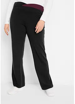 Stretchig sportbyxa med bomull (2-pack), bonprix