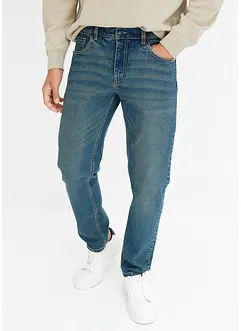 Stretchjeans med återvunnen bomull, regular fit, straight, bonprix