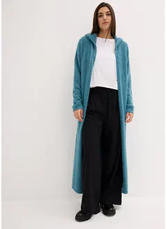 Lång cardigan i fluffgarn, bonprix