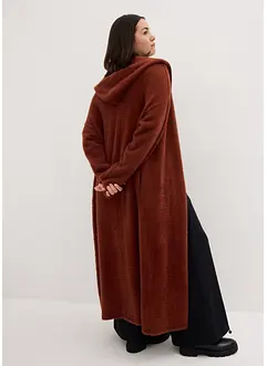 Cardigan i mjukt fluffgarn, bonprix