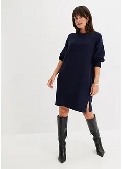 Stickad oversizeklänning, bonprix