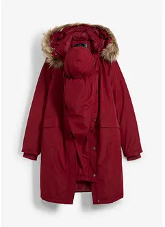 Mammakappa i vind- och vattentätt material med babyficka, bonprix
