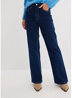 Wide Leg Jeans High Waist, ekologisk bomull, bonprix