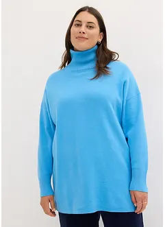 Ribbstickad tröja i bomull, bonprix