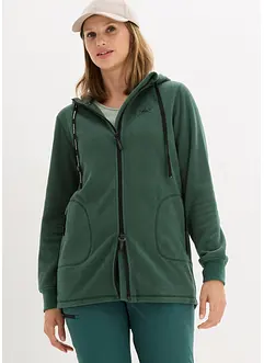 Fleecejacka med fickor med dragkedja, bonprix